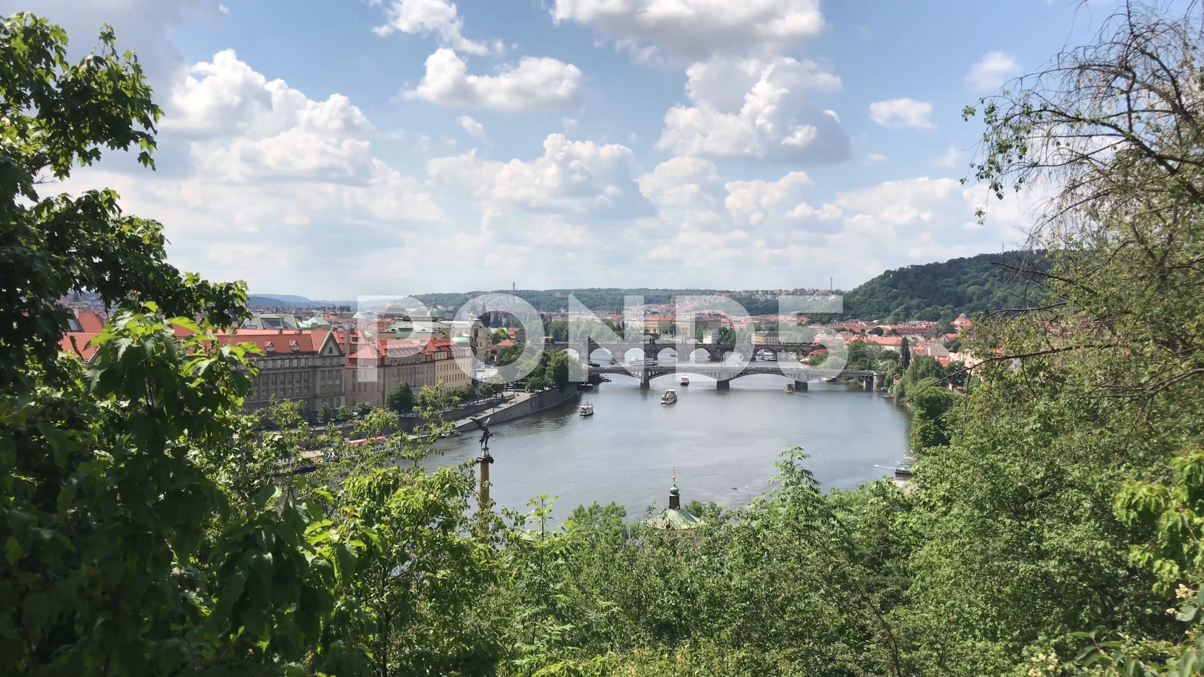 Manesu Bridge Over the Vltava River, Prague, Czech Republic бесплатно