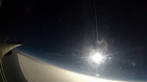 Maneuver in the stratosphere. Stock Footage 85876044