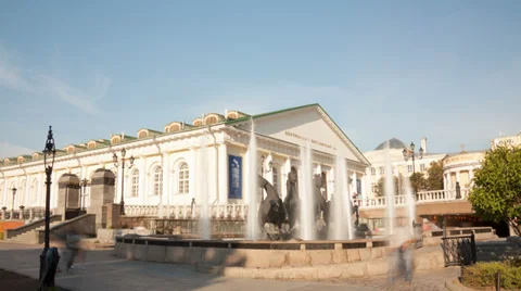Manezh Square walking hyperlapse Video stock 27786917