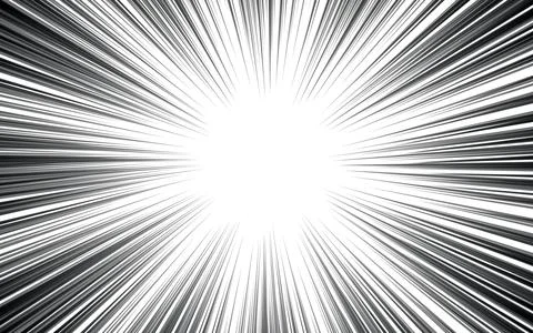 Manga comic background with halftone. Black and white vector background ill.. Stock Illustration