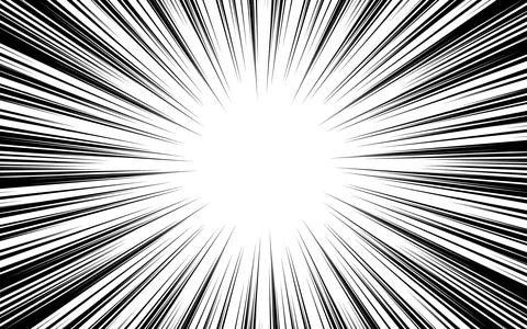 Manga comic background with halftone. Black and white vector background ill.. 库存插图