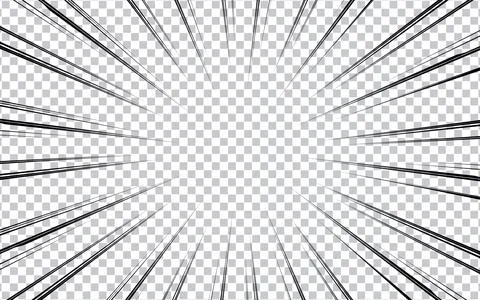 Manga comic background with halftone texture. Black and white vector illust.. Stock Illustration