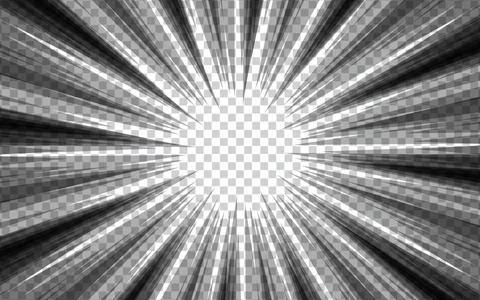 Manga comic background with halftone texture. Black and white vector illust.. Illustrazione stock