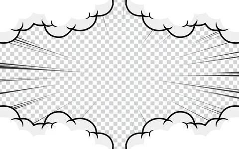 Manga comic background with halftone texture. Black and white vector illust.. イラスト素材