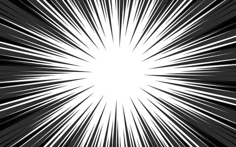Manga comic book abstract background with black and white halftone effect. Stockillustratie