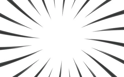 Manga comic book speed line background. Explosion background. Vector illust.. Stock Illustration