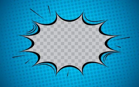 Manga comic frame style background Stock Illustration