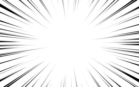Manga comic frame style background with saturated, smooth, solid lines. Stockillustratie