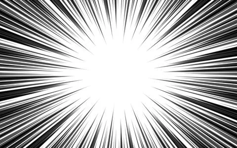 Manga comic style speed line illustration Illustrazione stock