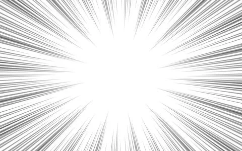Manga comic style speed line illustration Illustrazione stock