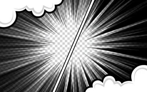 Manga comic versus pop art fight background. vector illustration. Stock Illustration