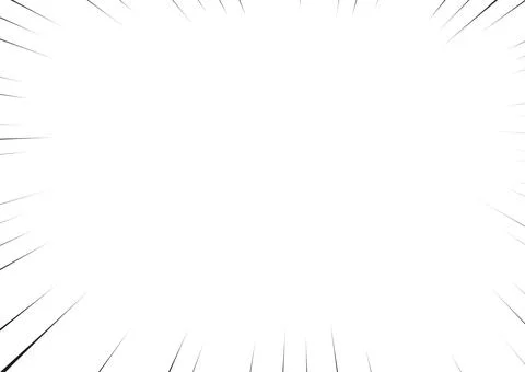 Manga focus speed lines for comic effect frame or splash and explosion. 库存插图