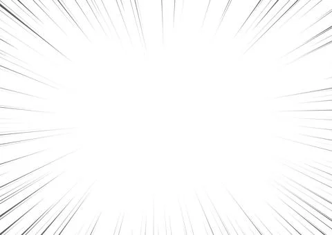 Manga focus speed lines for comic effect speed frame or splash and explosion. 库存插图