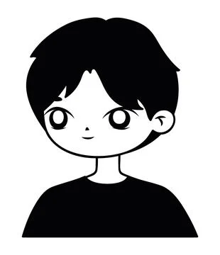 Manga guy design Stock Illustration