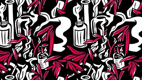 Manga Joint Rush – Diagonal motion Stock Footage 306482057