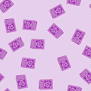 Manga kawaii glyph seamless pattern イラスト素材