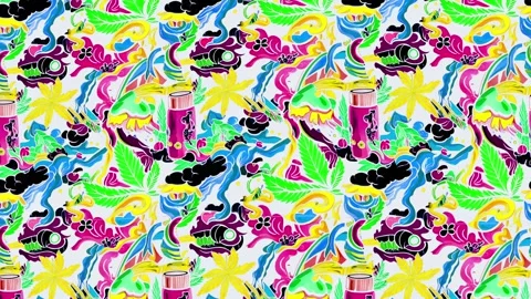 Manga Smoke Rush – Vertical motion Stock Footage 306487352