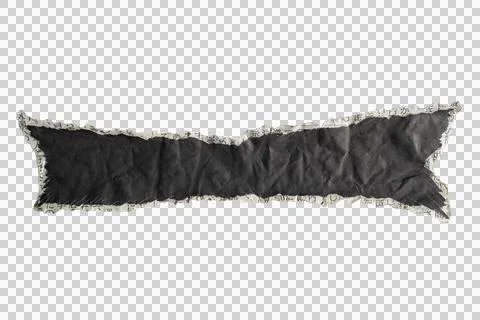 Manga Speech Bubble Crafted from Torn Black Japanese Newspaper Illustrazione stock