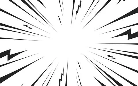 Manga style page design Comics pop art style blank layout Stock Illustration