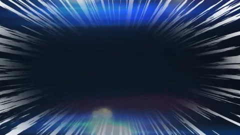 Manga style speed lines background. Comic book action effect with radial burst Stock Footage 340118867