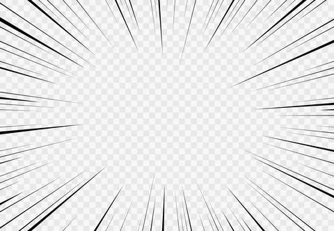 Manga transparent background. Comic explosion Illustrazione stock