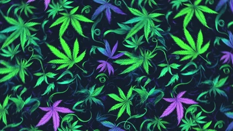 Manga Weed Vortex – Rotation Motion Video stock 306474095