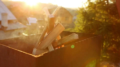 Mangal bbq Vídeo Stock 45862448