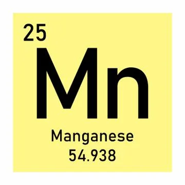 Manganese element icon Stock Illustration