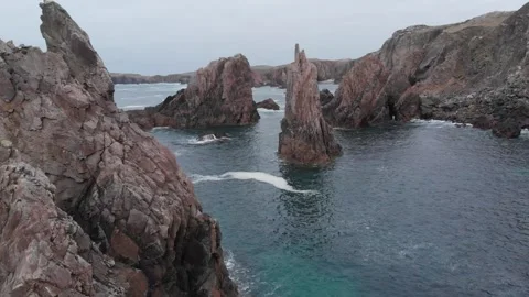 Mangaster Sea Stacks Stock Footage 257021497