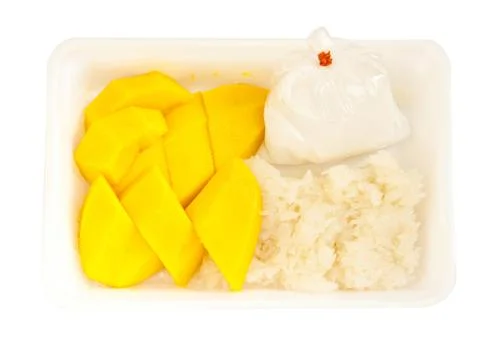 Mango and sticky rice set Photos