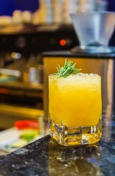 Mango cocktail Stock Photos