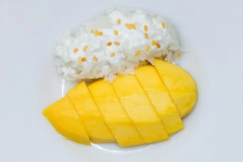 Mango dessert Stock Photos