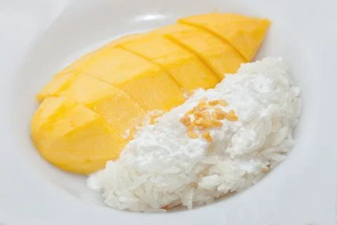 Mango dessert Stock Photos