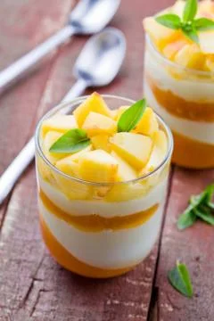 Mango Dessert Stock Photos