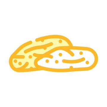 Mango dried fruit color icon vector illustration Stock Illustration
