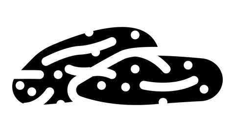 Mango dried fruit glyph icon animation Stock Footage 326745619