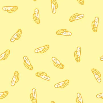 Mango dried fruit vector seamless pattern イラスト素材