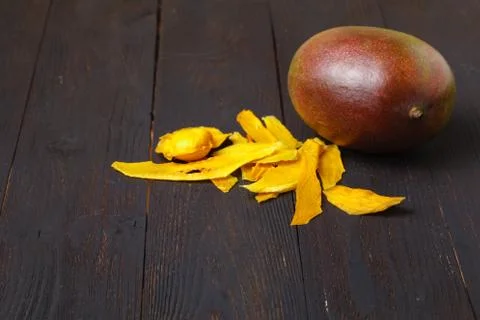 Mango. dry mango on the background Stock Photos