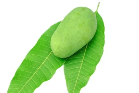 Mango fruit isolated on white background. Stock-Fotos