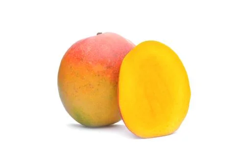 Mango fruit isolated on white background Stock Photos