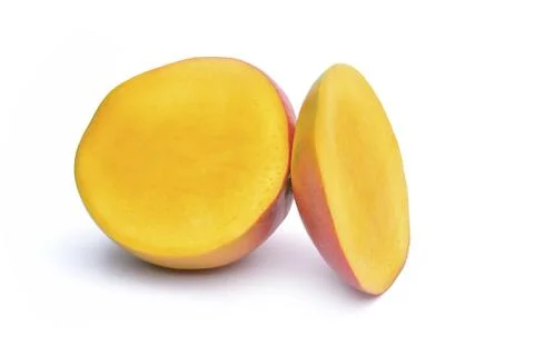 Mango fruit isolated on white background Stock Photos