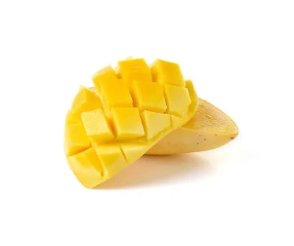 Mango fruit isolated on white background Stock Photos
