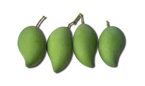 Mango fruit isolated on white background Stock Photos