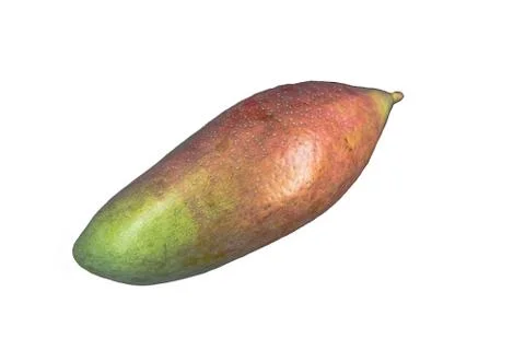 Mango fruit isolated on white background. Professional studio photo Stock Photos