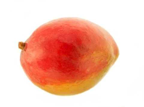 Mango fruit isolated on white background Stock Photos