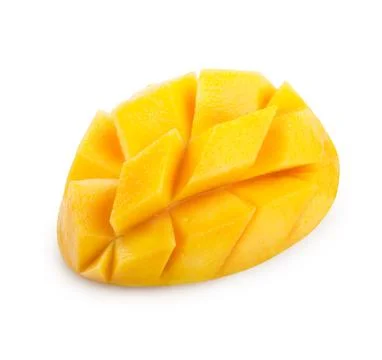Mango fruit isolated on white Stock Photos