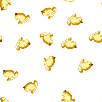 Mango fruit isometric icon seamless pattern Stock Illustration