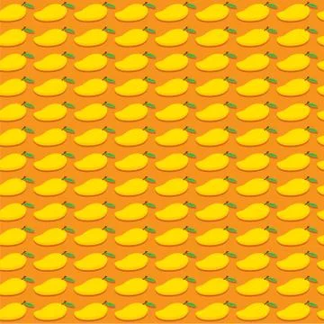 Mango fruit pattern design Stock Illustration