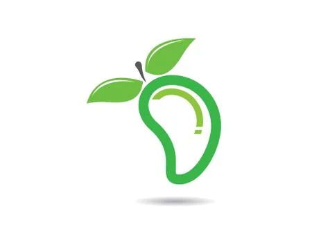 Mango fruit vector icon illustration design Stock Illustration