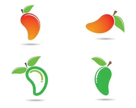 Mango fruit vector icon illustration design 스톡 일러스트